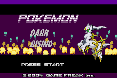 Pokemon Dark Rising Title Screen